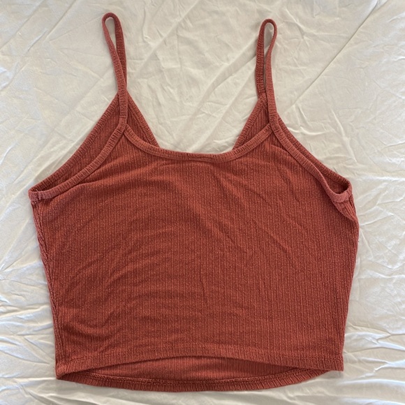 SOLD Destined Burgundy Tank Top - Picture 2 of 3